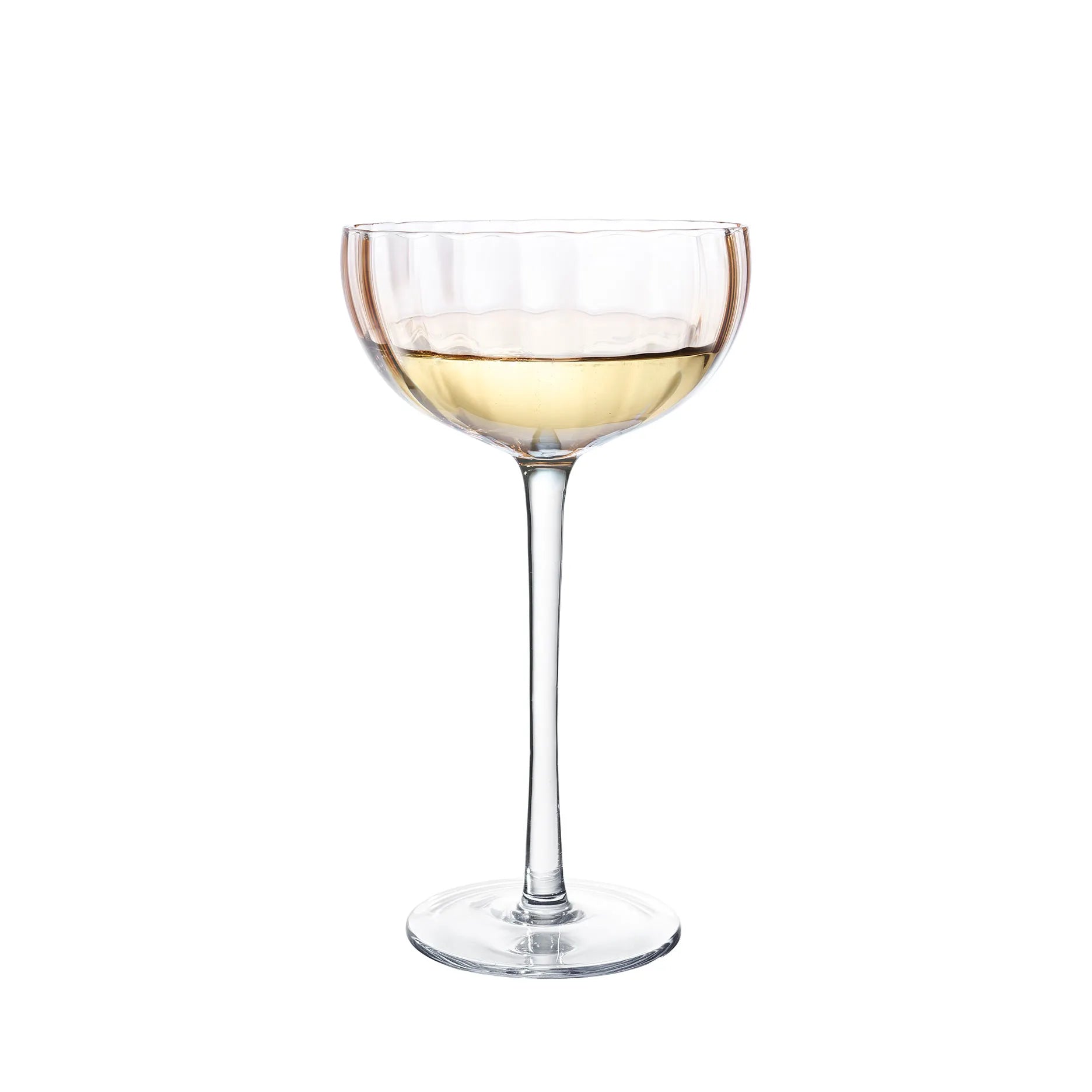 Candy Champagnerglas Braun/Transparent